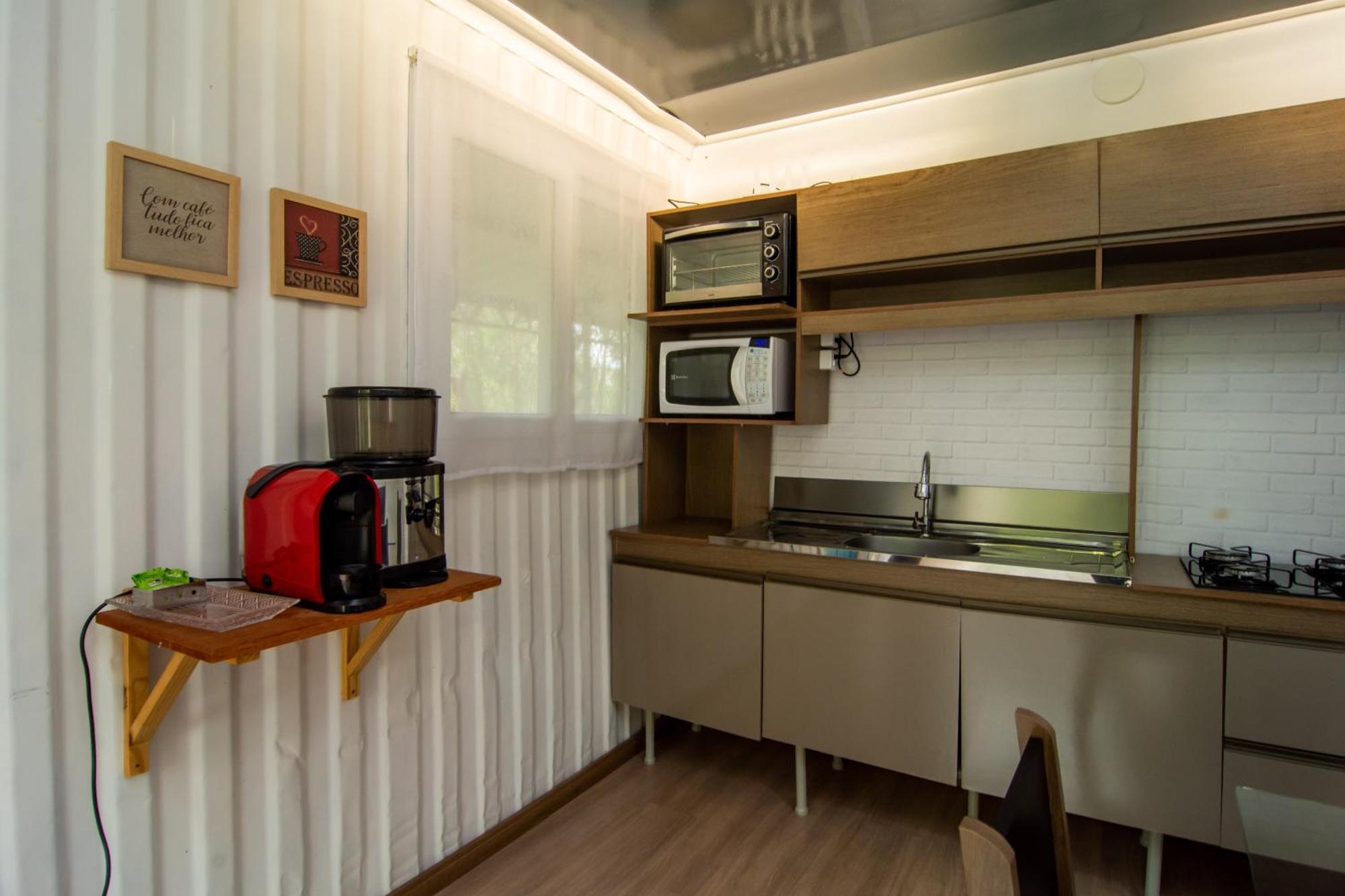Casa Container Mágica no Campeche, 15 minutos da praia Florianópolis Exterior foto